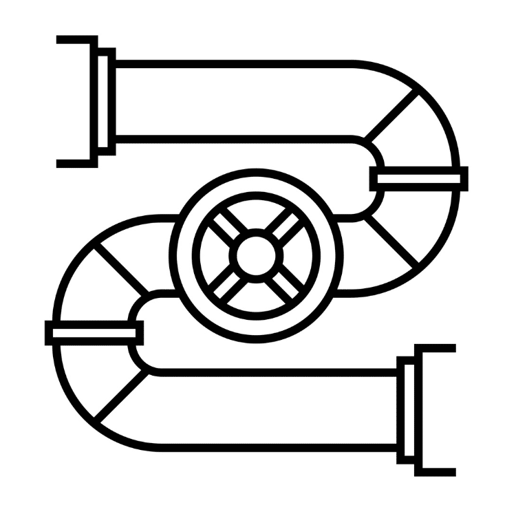 pipe system icon